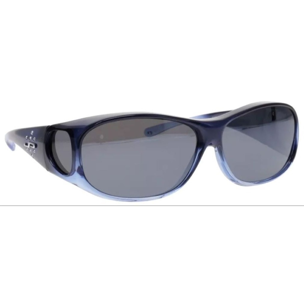 JONATHAN PAUL Polarized Sunglasses Fitovers Element Sapphire Grey Medium EM005S